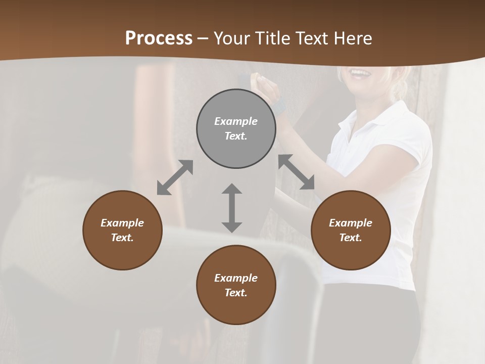 Woman Young Royaltyfree PowerPoint Template