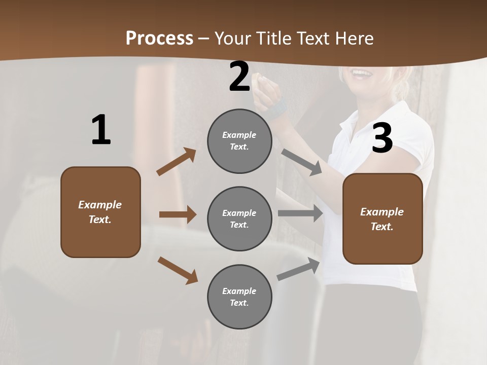 Woman Young Royaltyfree PowerPoint Template