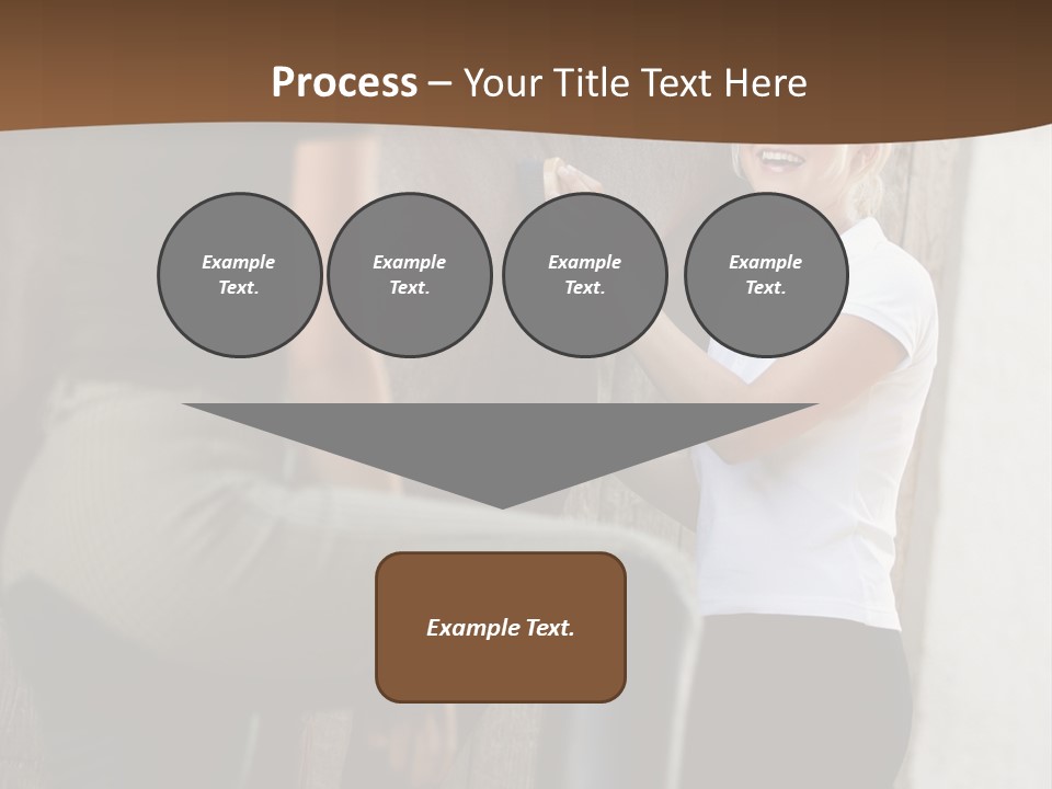 Woman Young Royaltyfree PowerPoint Template