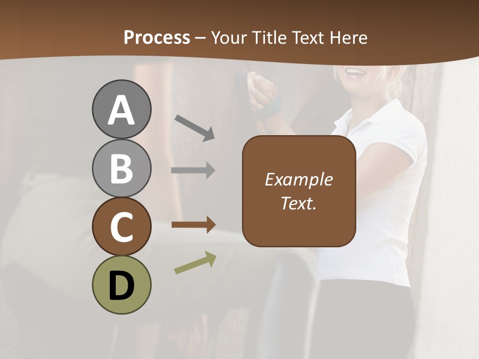 Woman Young Royaltyfree PowerPoint Template
