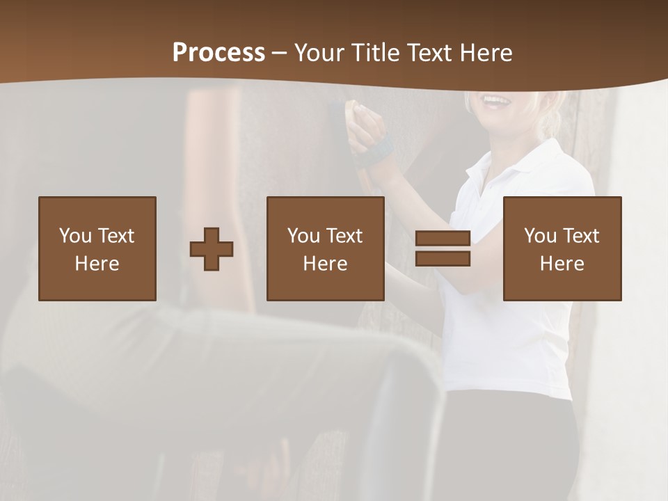 Woman Young Royaltyfree PowerPoint Template