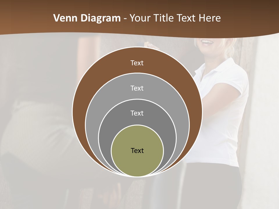 Woman Young Royaltyfree PowerPoint Template