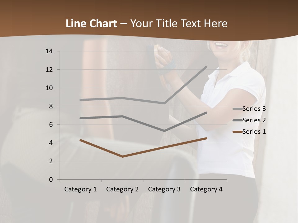 Woman Young Royaltyfree PowerPoint Template