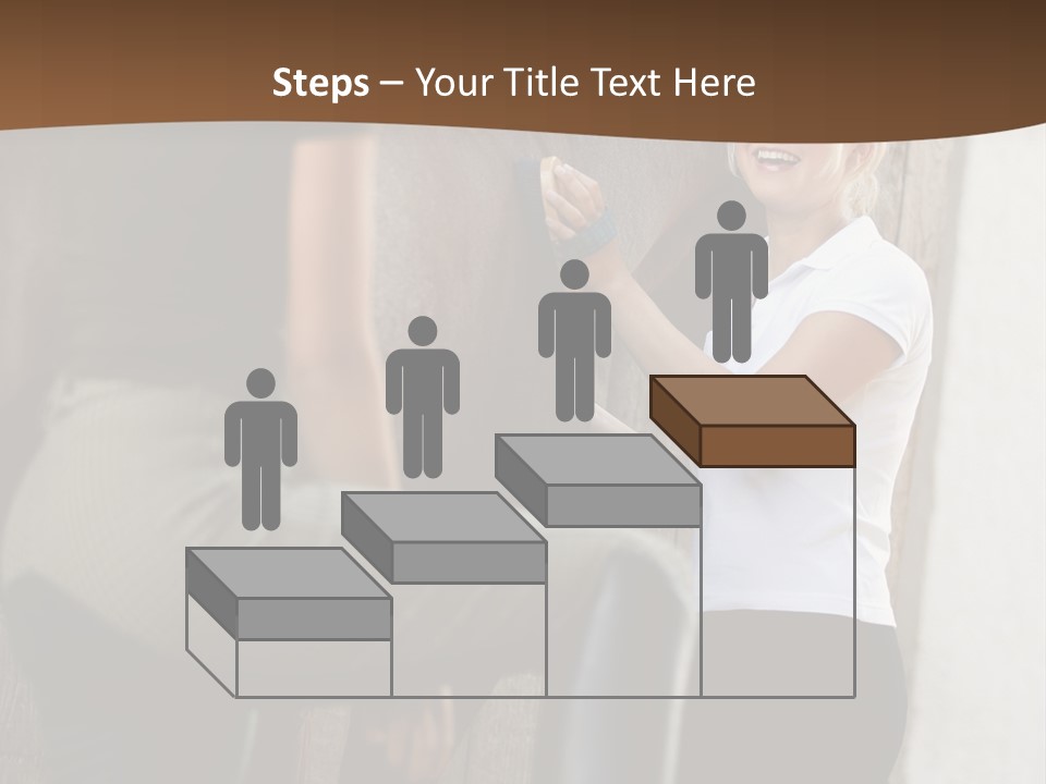 Woman Young Royaltyfree PowerPoint Template