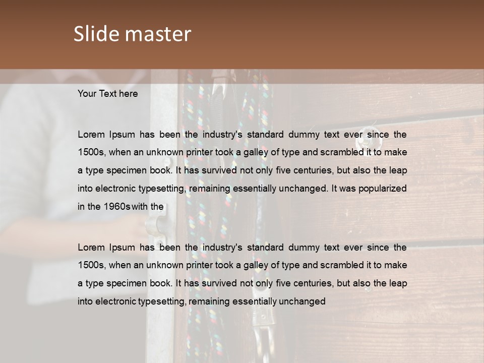 Poster Outdoor Fineartprints PowerPoint Template