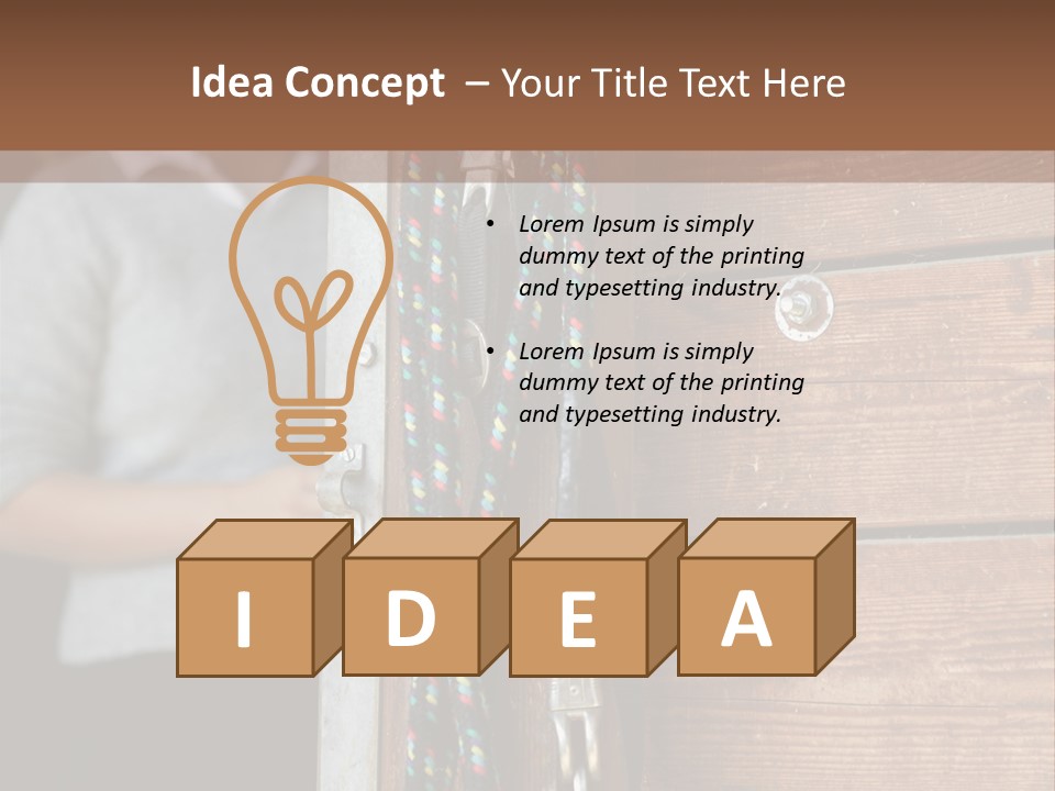 Poster Outdoor Fineartprints PowerPoint Template