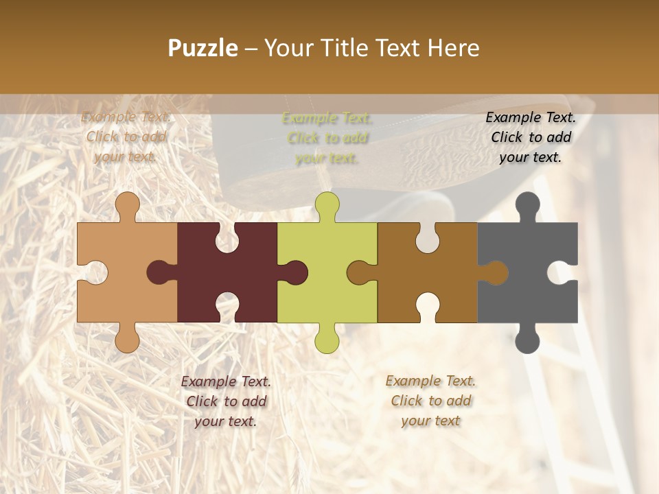 Leg Rubberboot Graphic PowerPoint Template