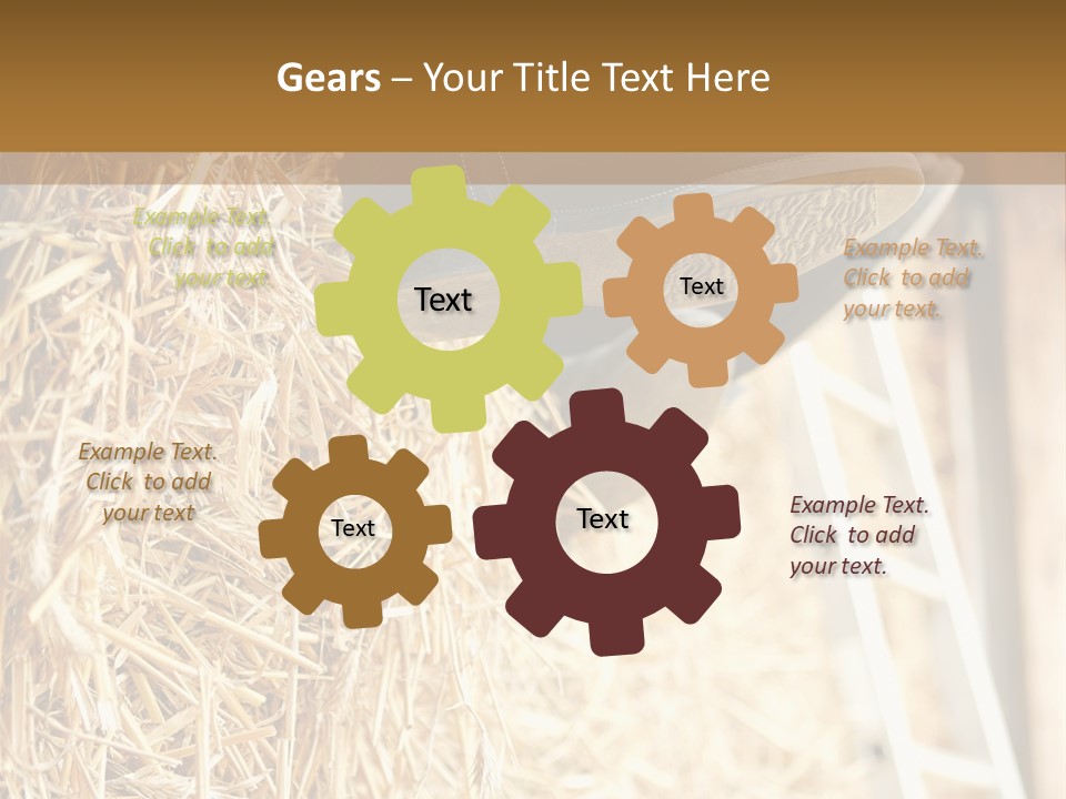 Leg Rubberboot Graphic PowerPoint Template