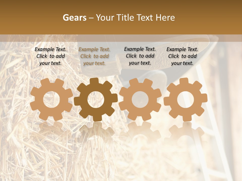 Leg Rubberboot Graphic PowerPoint Template