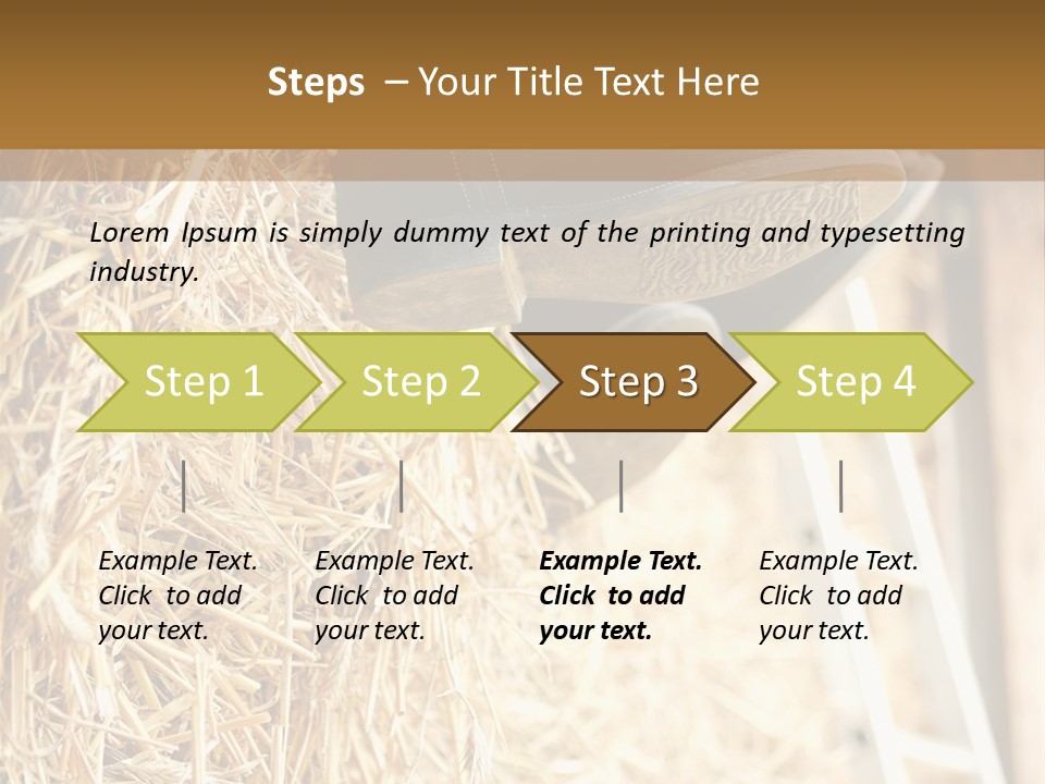 Leg Rubberboot Graphic PowerPoint Template