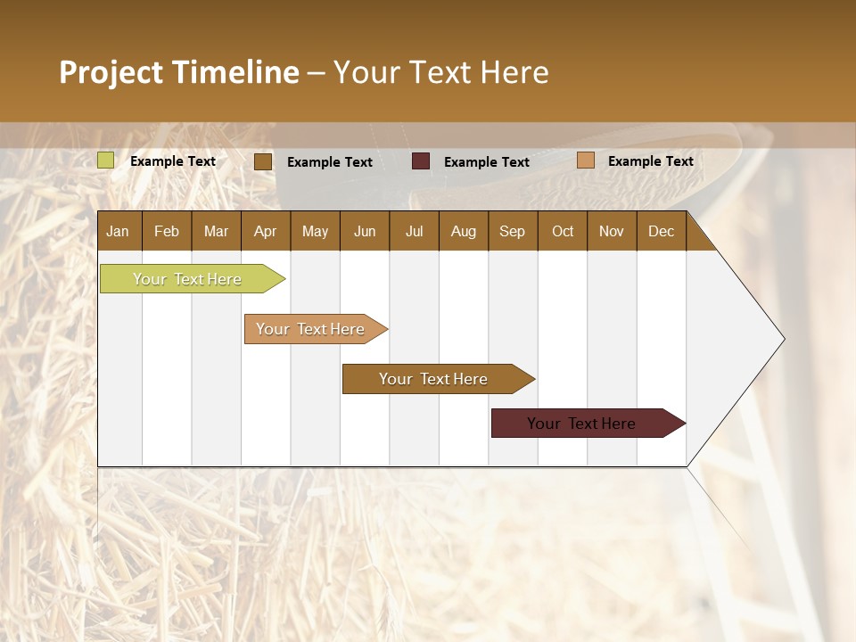 Leg Rubberboot Graphic PowerPoint Template