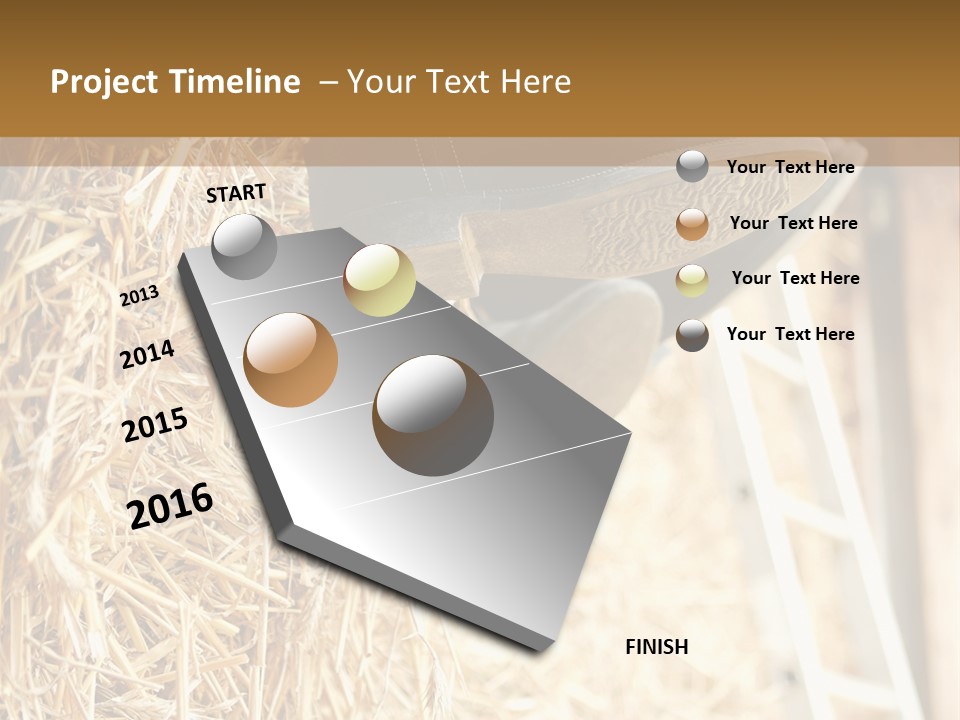 Leg Rubberboot Graphic PowerPoint Template