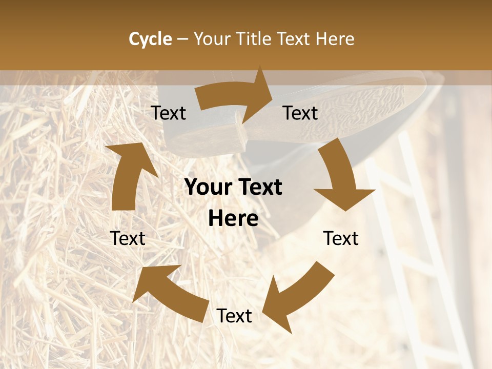 Leg Rubberboot Graphic PowerPoint Template