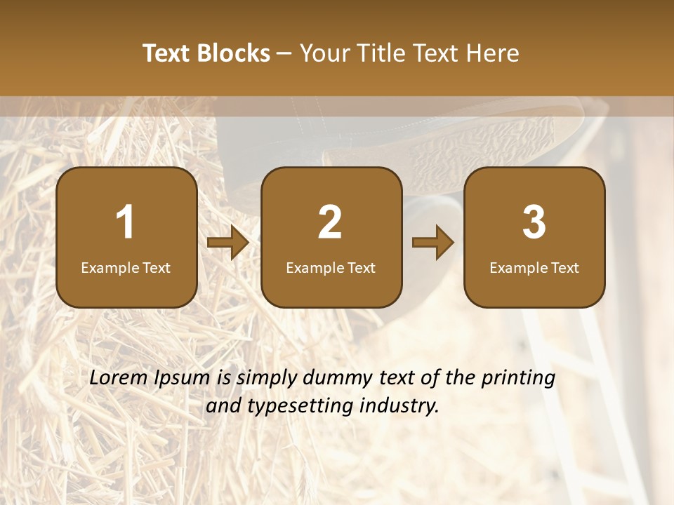 Leg Rubberboot Graphic PowerPoint Template
