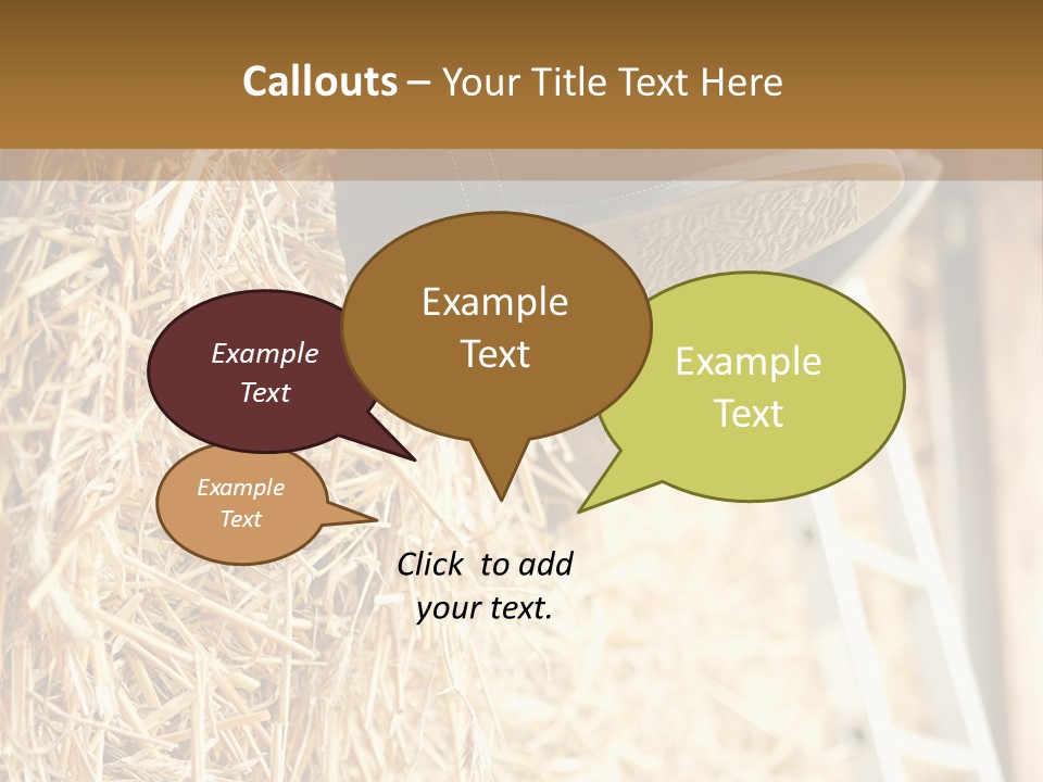 Leg Rubberboot Graphic PowerPoint Template