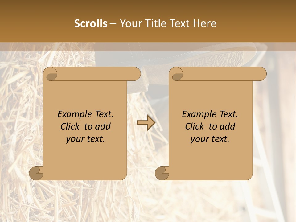 Leg Rubberboot Graphic PowerPoint Template