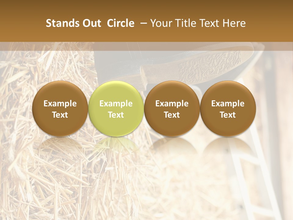 Leg Rubberboot Graphic PowerPoint Template