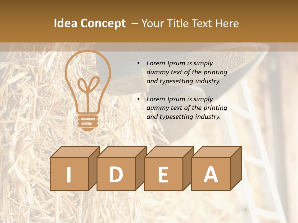 Leg Rubberboot Graphic PowerPoint Template