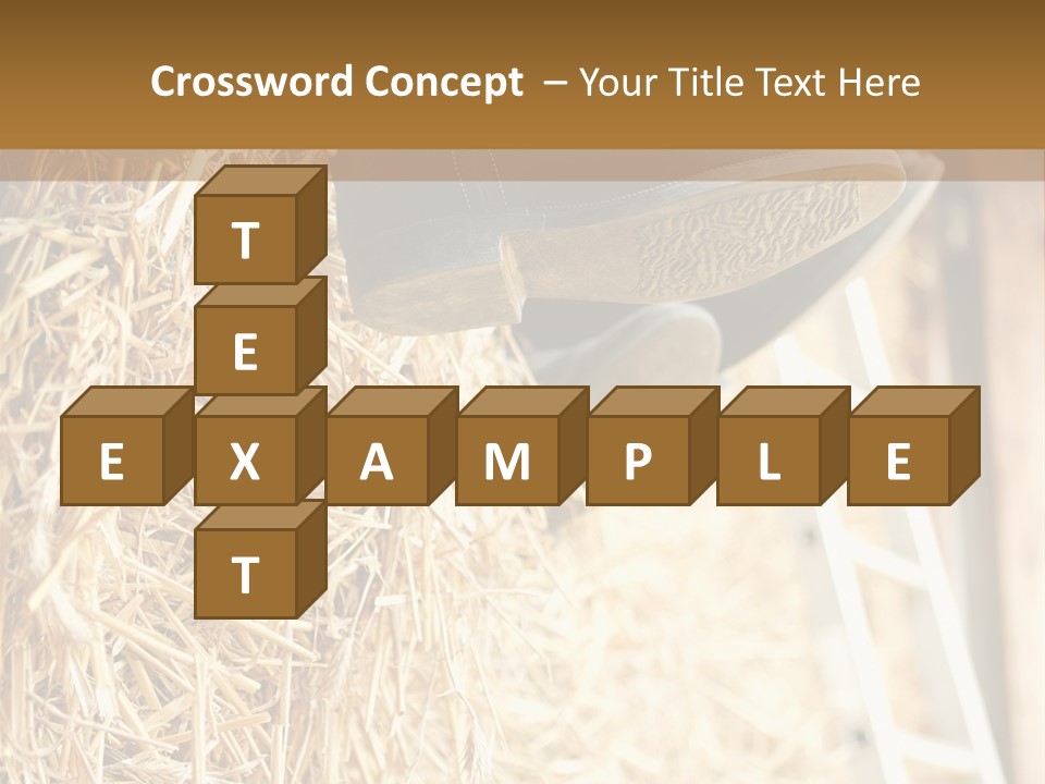 Leg Rubberboot Graphic PowerPoint Template