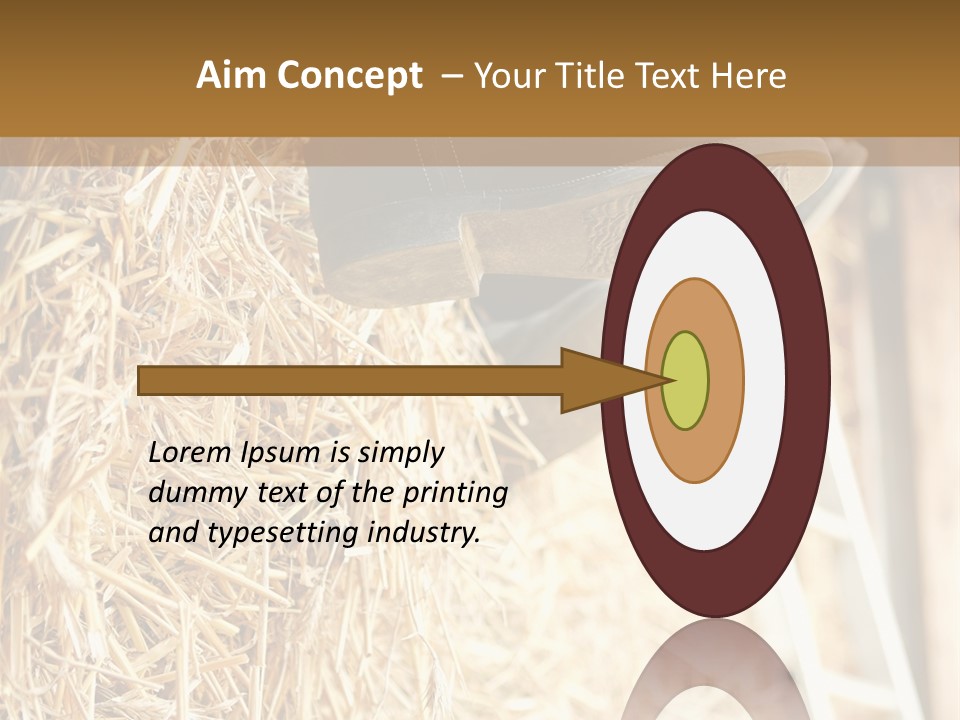 Leg Rubberboot Graphic PowerPoint Template