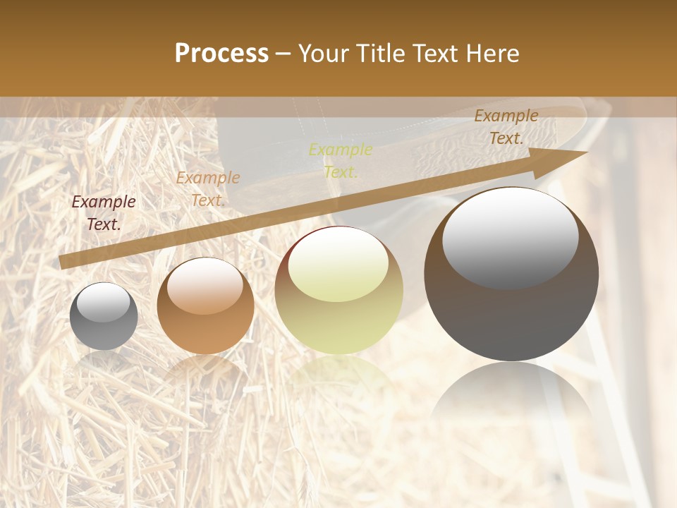Leg Rubberboot Graphic PowerPoint Template