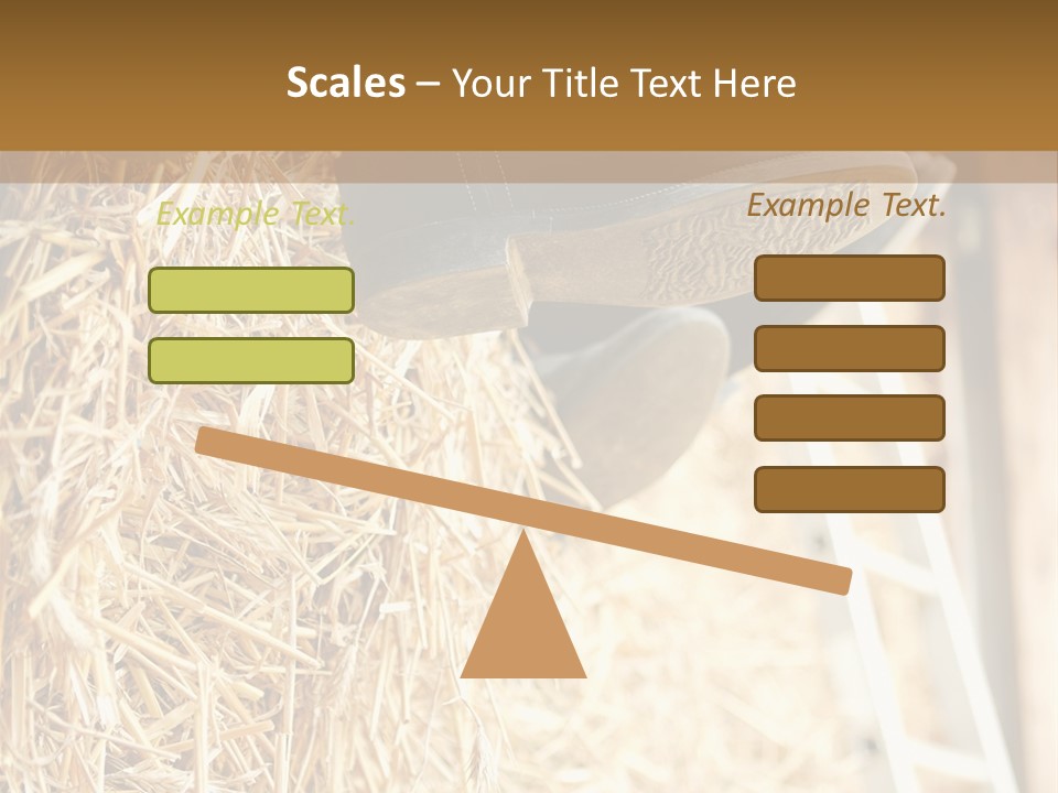 Leg Rubberboot Graphic PowerPoint Template