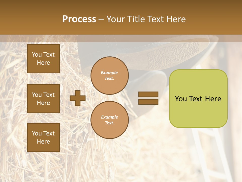 Leg Rubberboot Graphic PowerPoint Template