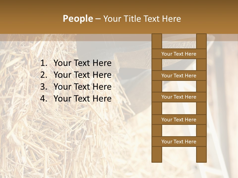 Leg Rubberboot Graphic PowerPoint Template