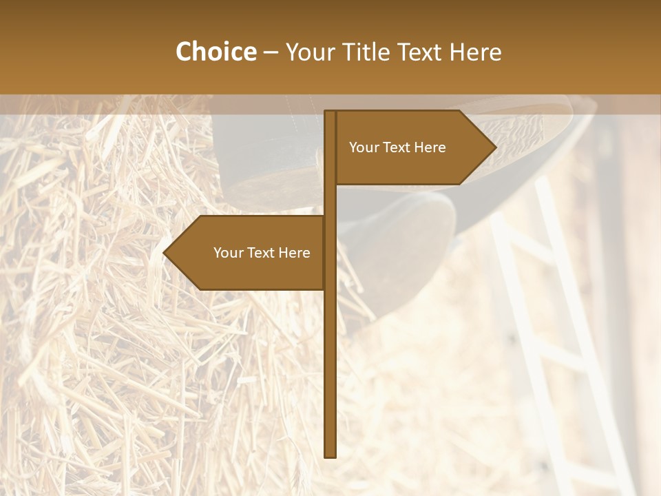 Leg Rubberboot Graphic PowerPoint Template