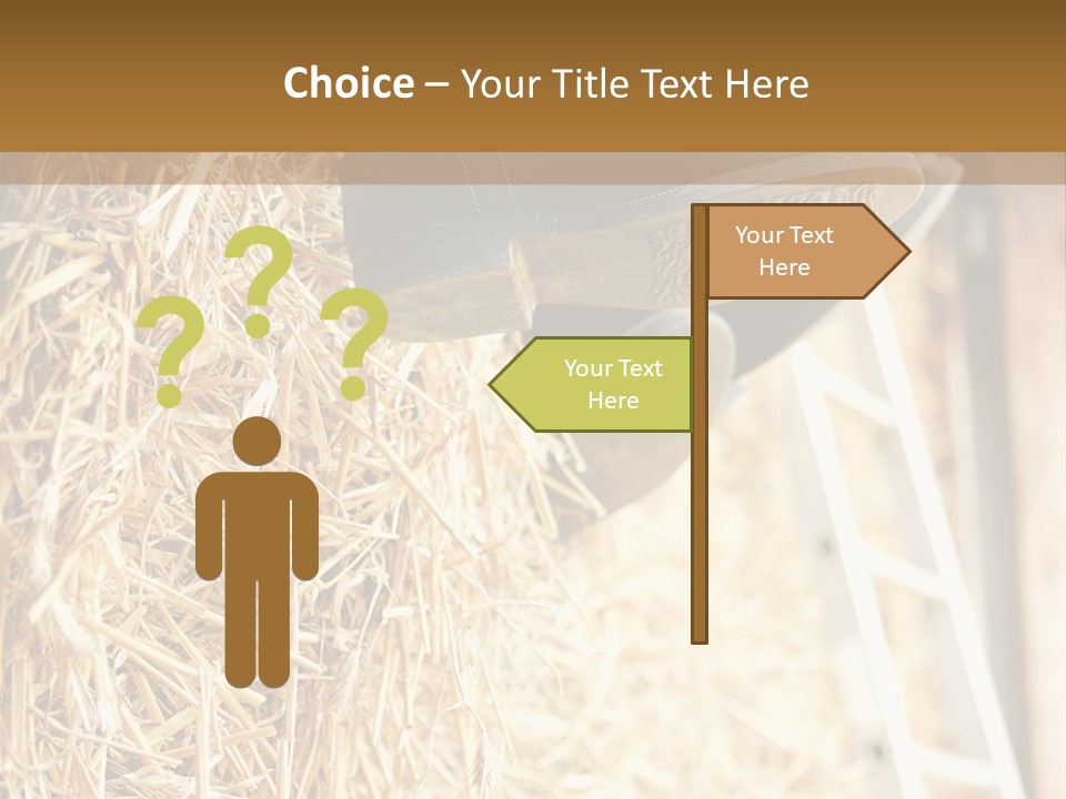 Leg Rubberboot Graphic PowerPoint Template