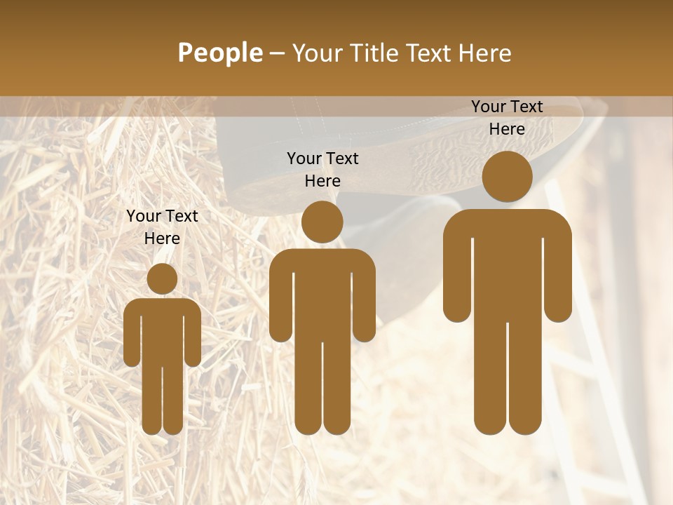 Leg Rubberboot Graphic PowerPoint Template