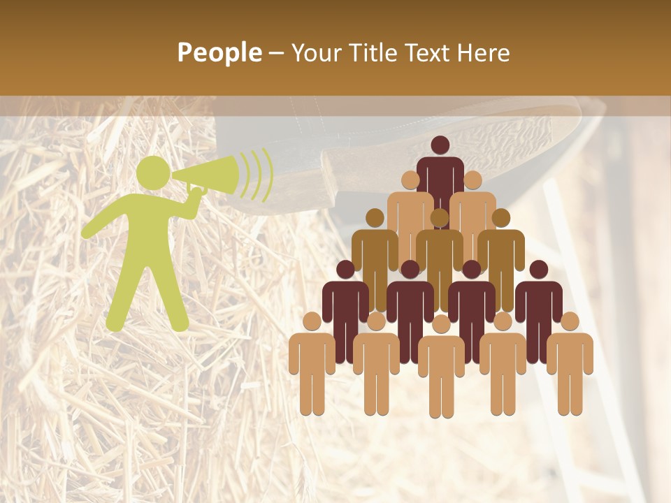 Leg Rubberboot Graphic PowerPoint Template