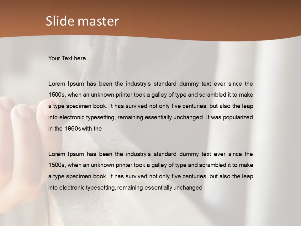 Royaltyfree Teenager Positive PowerPoint Template