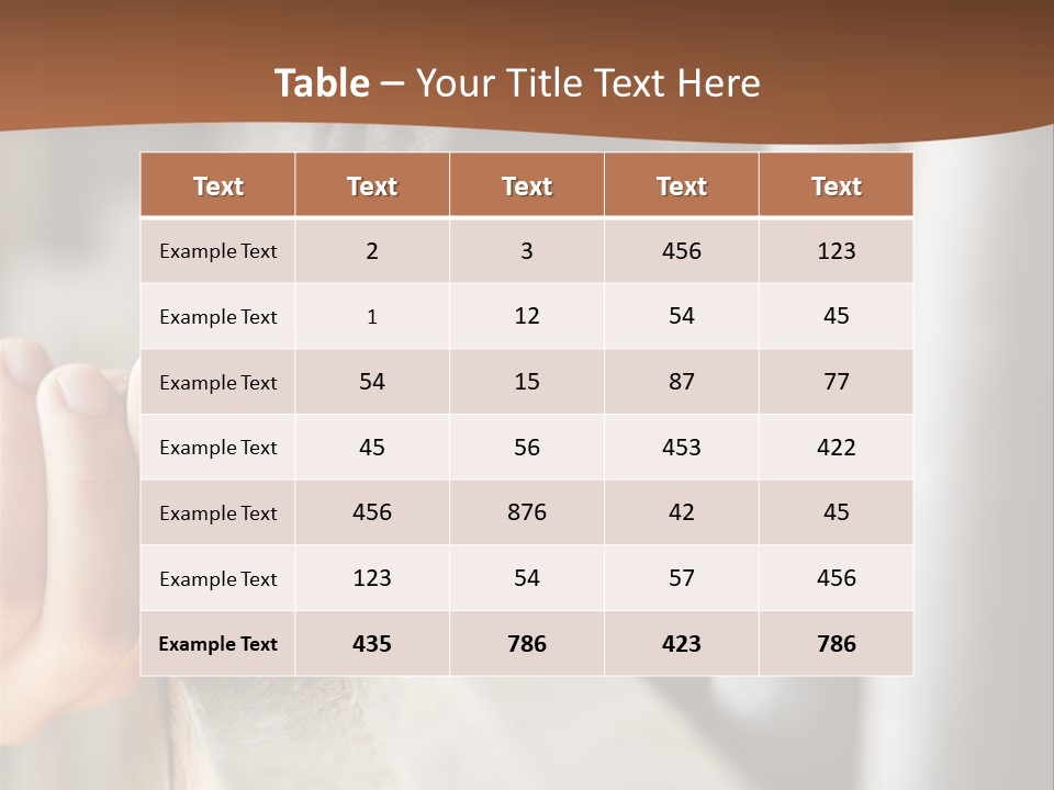 Royaltyfree Teenager Positive PowerPoint Template