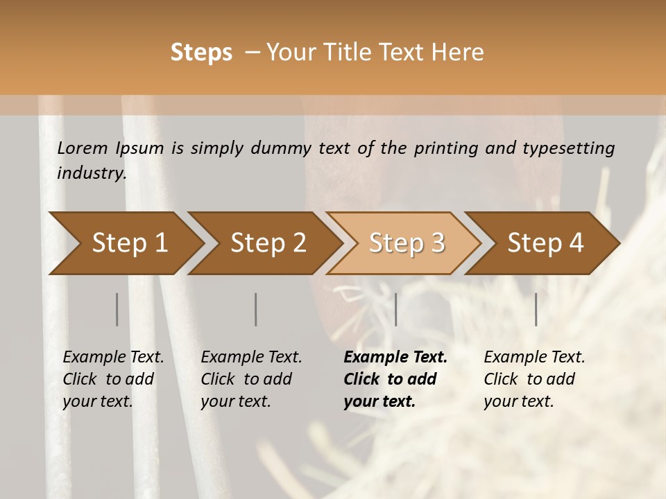 Images Brown Graphic PowerPoint Template