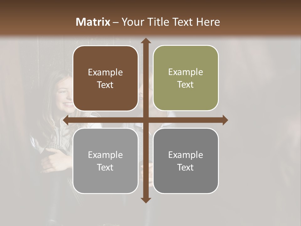 Caucasian Brown Emotion PowerPoint Template
