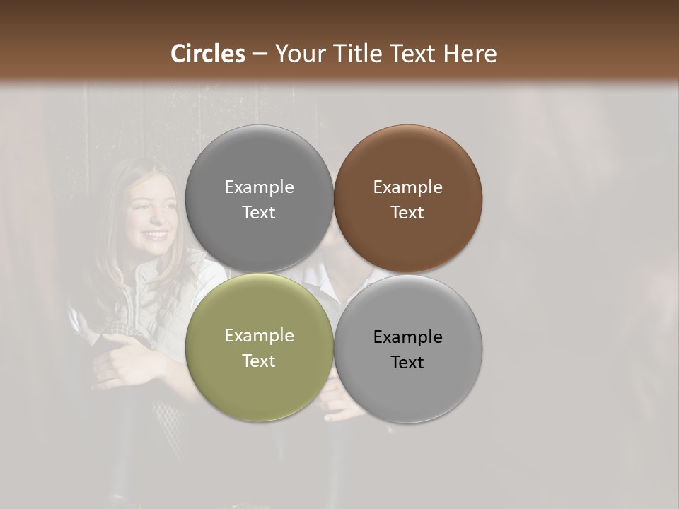 Caucasian Brown Emotion PowerPoint Template