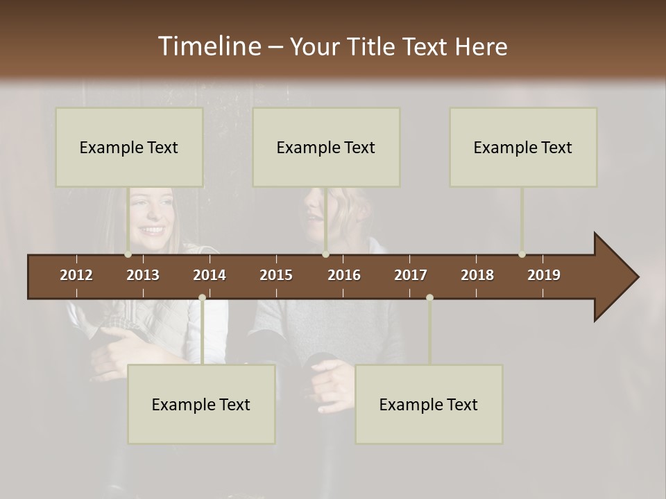 Caucasian Brown Emotion PowerPoint Template