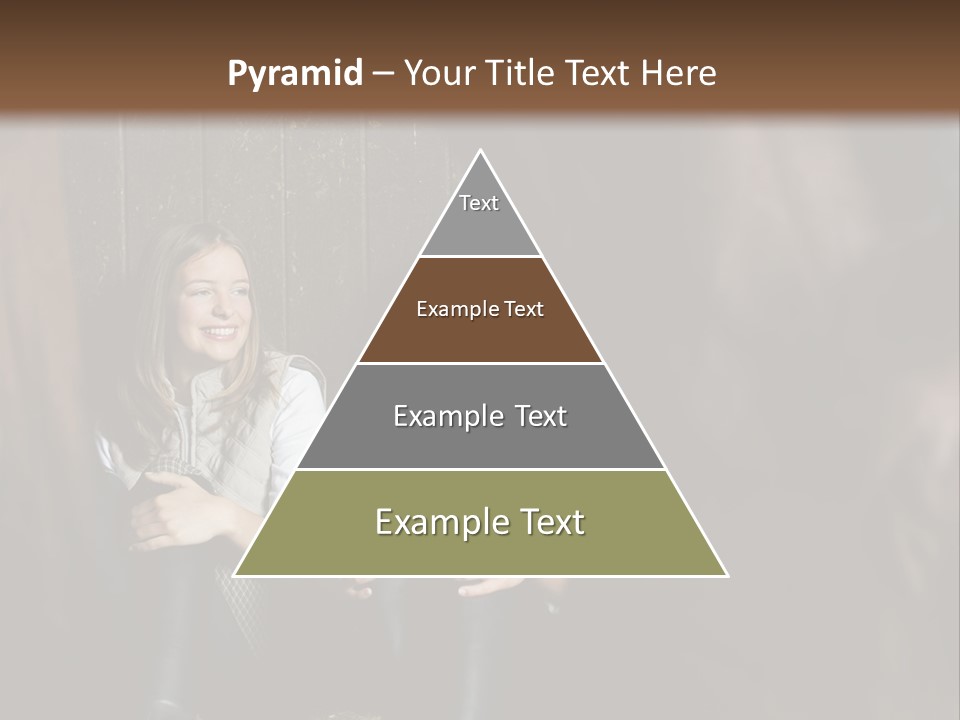 Caucasian Brown Emotion PowerPoint Template