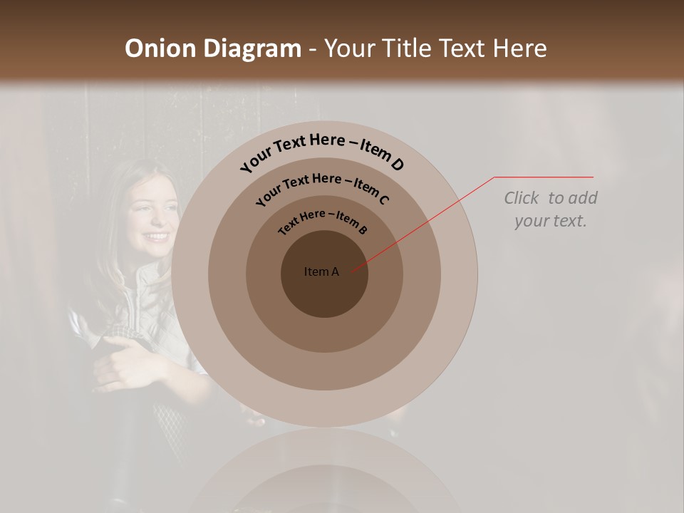 Caucasian Brown Emotion PowerPoint Template