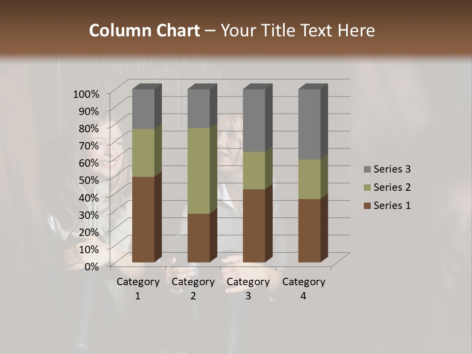 Caucasian Brown Emotion PowerPoint Template