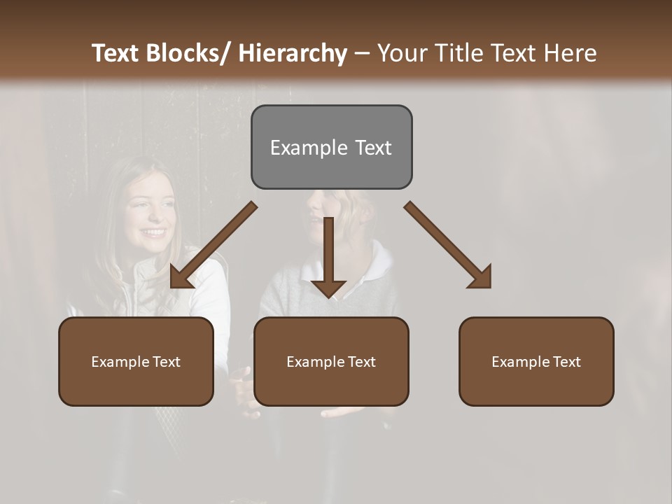 Caucasian Brown Emotion PowerPoint Template