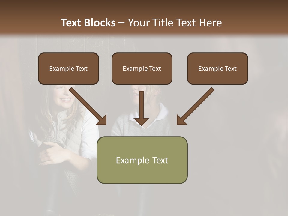 Caucasian Brown Emotion PowerPoint Template