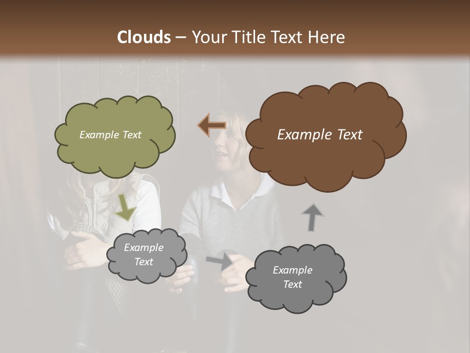 Caucasian Brown Emotion PowerPoint Template