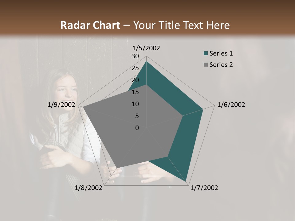 Caucasian Brown Emotion PowerPoint Template