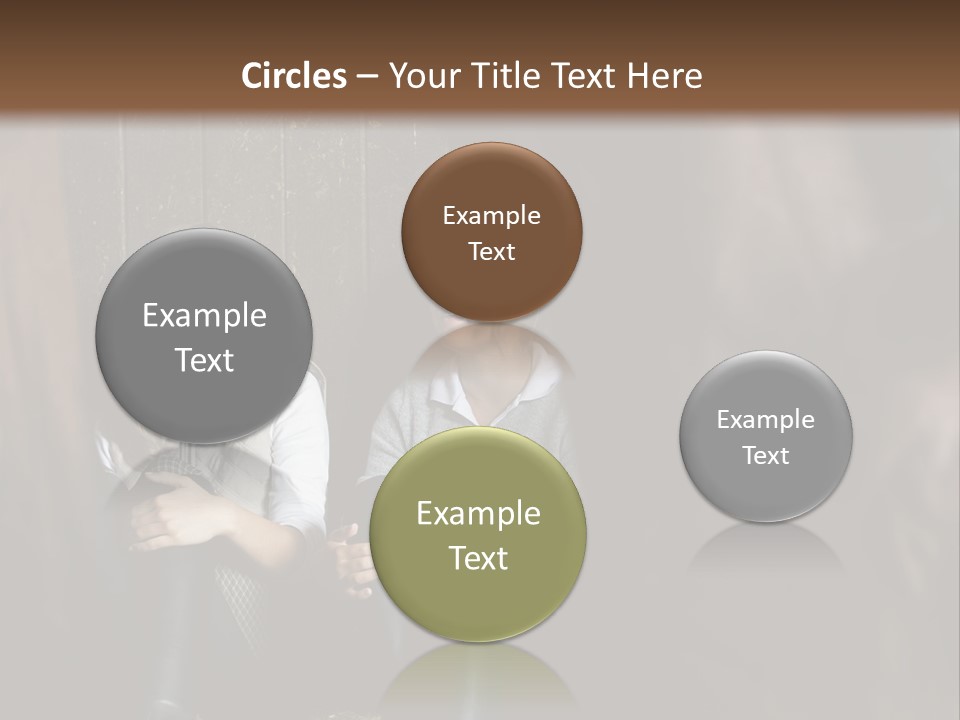 Caucasian Brown Emotion PowerPoint Template