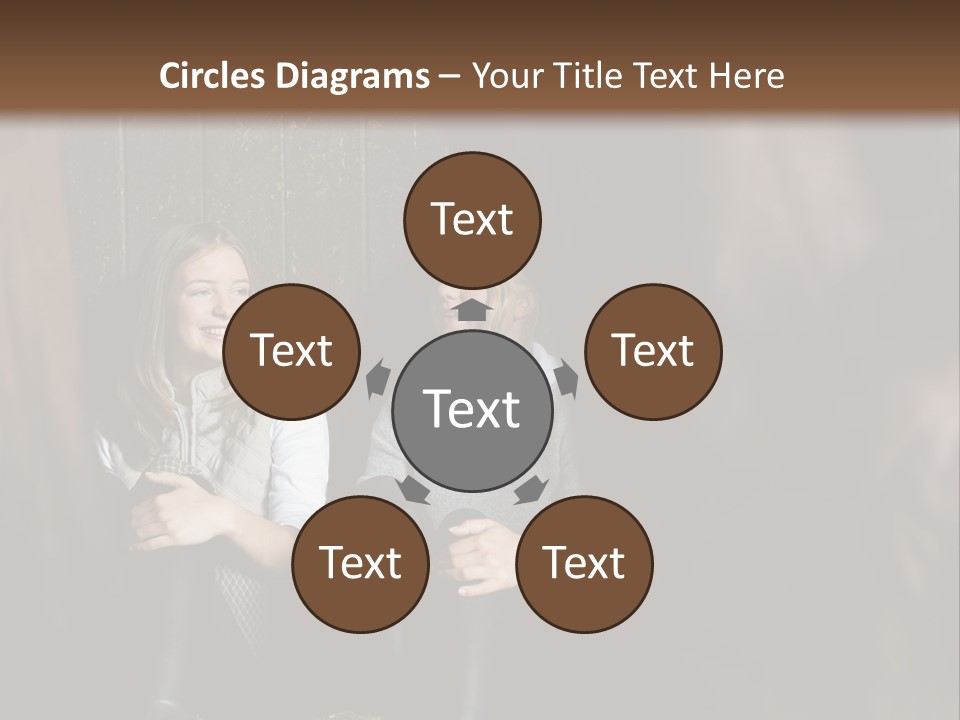 Caucasian Brown Emotion PowerPoint Template