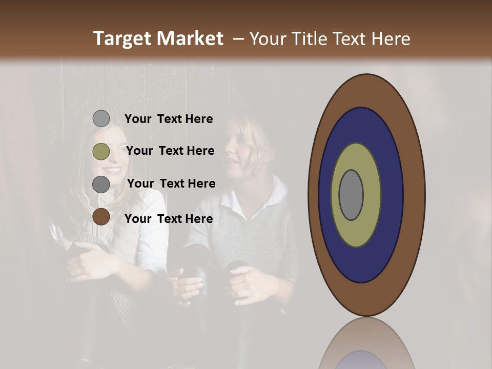 Caucasian Brown Emotion PowerPoint Template