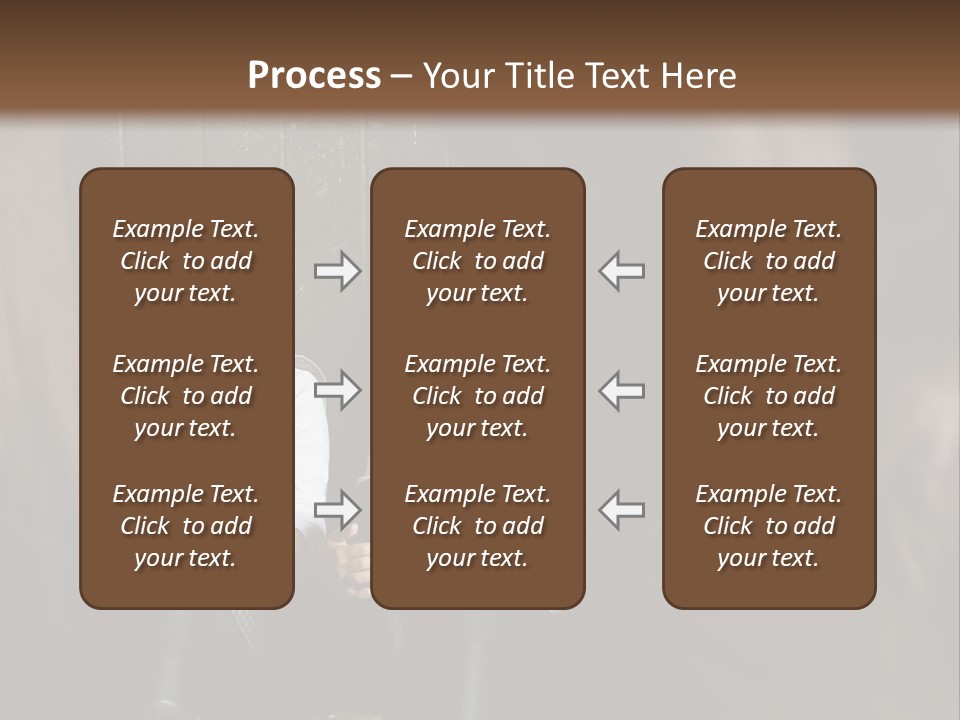 Caucasian Brown Emotion PowerPoint Template