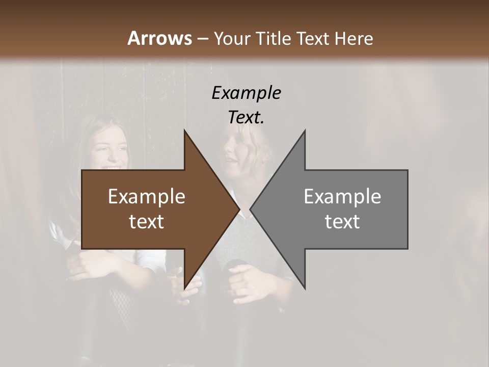 Caucasian Brown Emotion PowerPoint Template